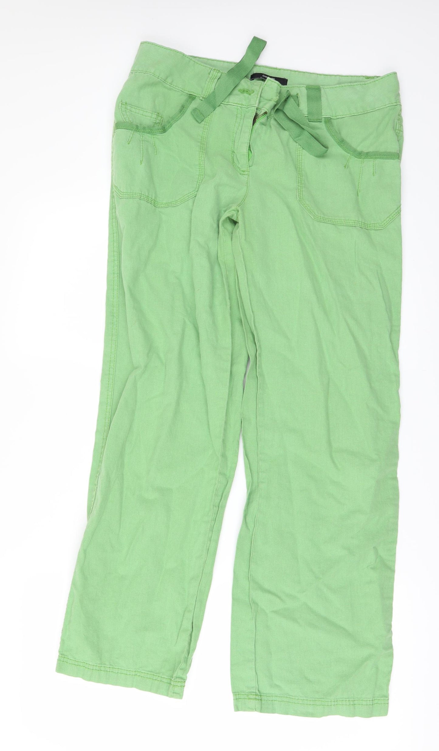 George Womens Green   Trousers  Size 12 L29 in