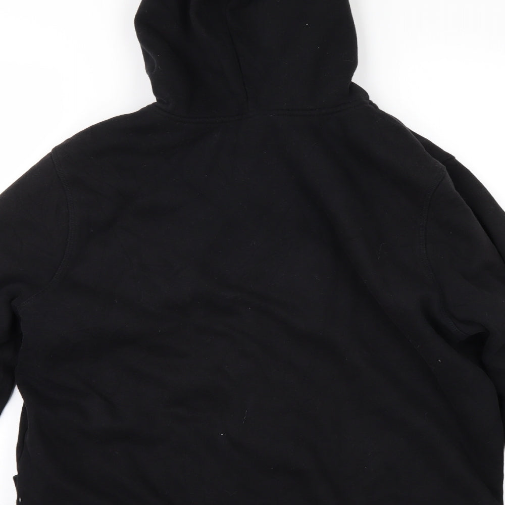 Old Navy Womens Black   Full Zip Hoodie Size L  - Fleece lined