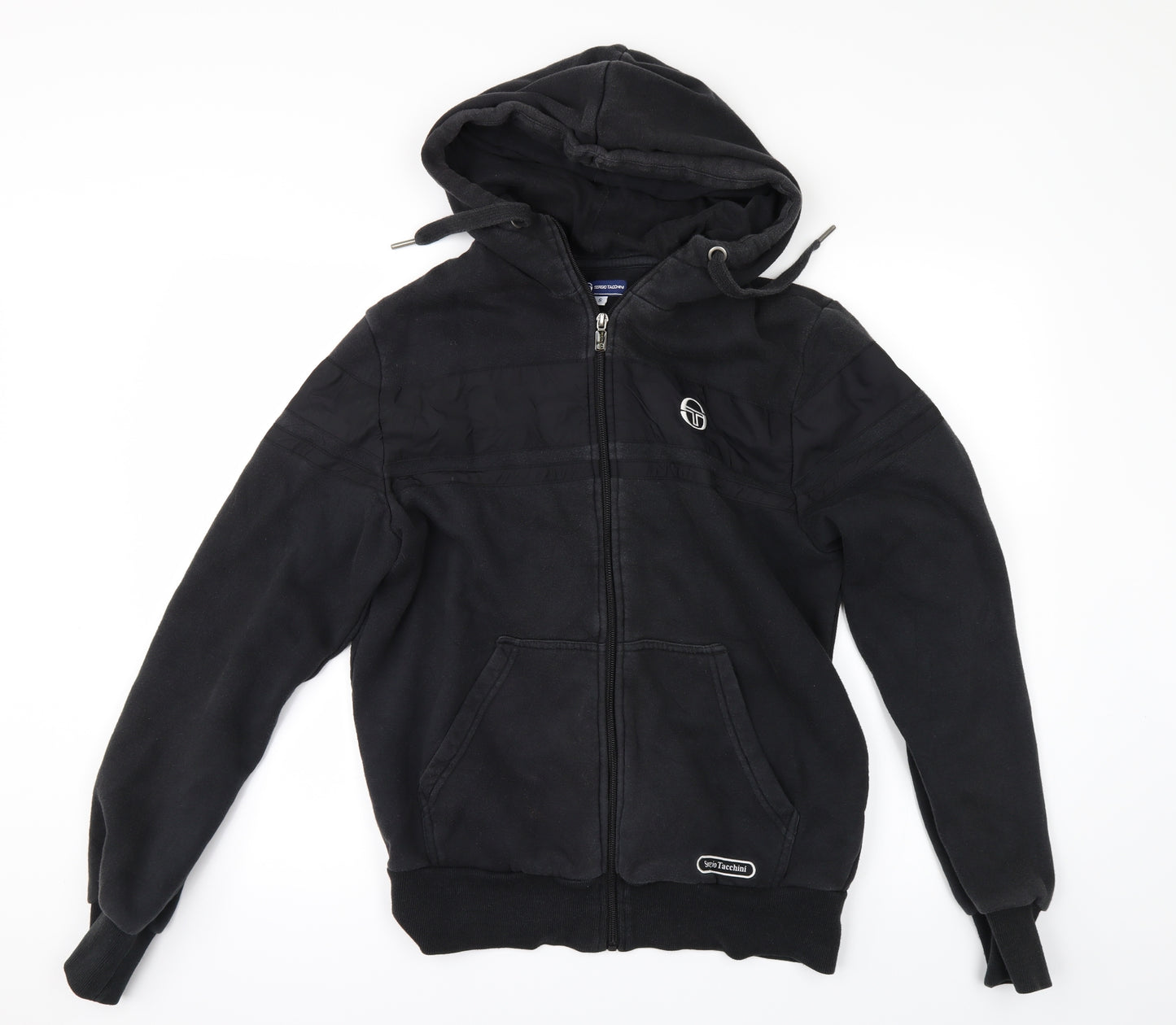 Sergio Tacchini Mens Black   Full Zip Hoodie