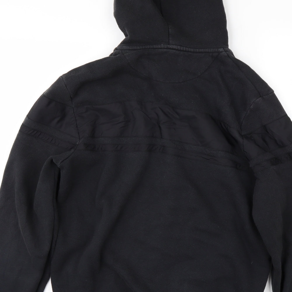 Sergio Tacchini Mens Black   Full Zip Hoodie
