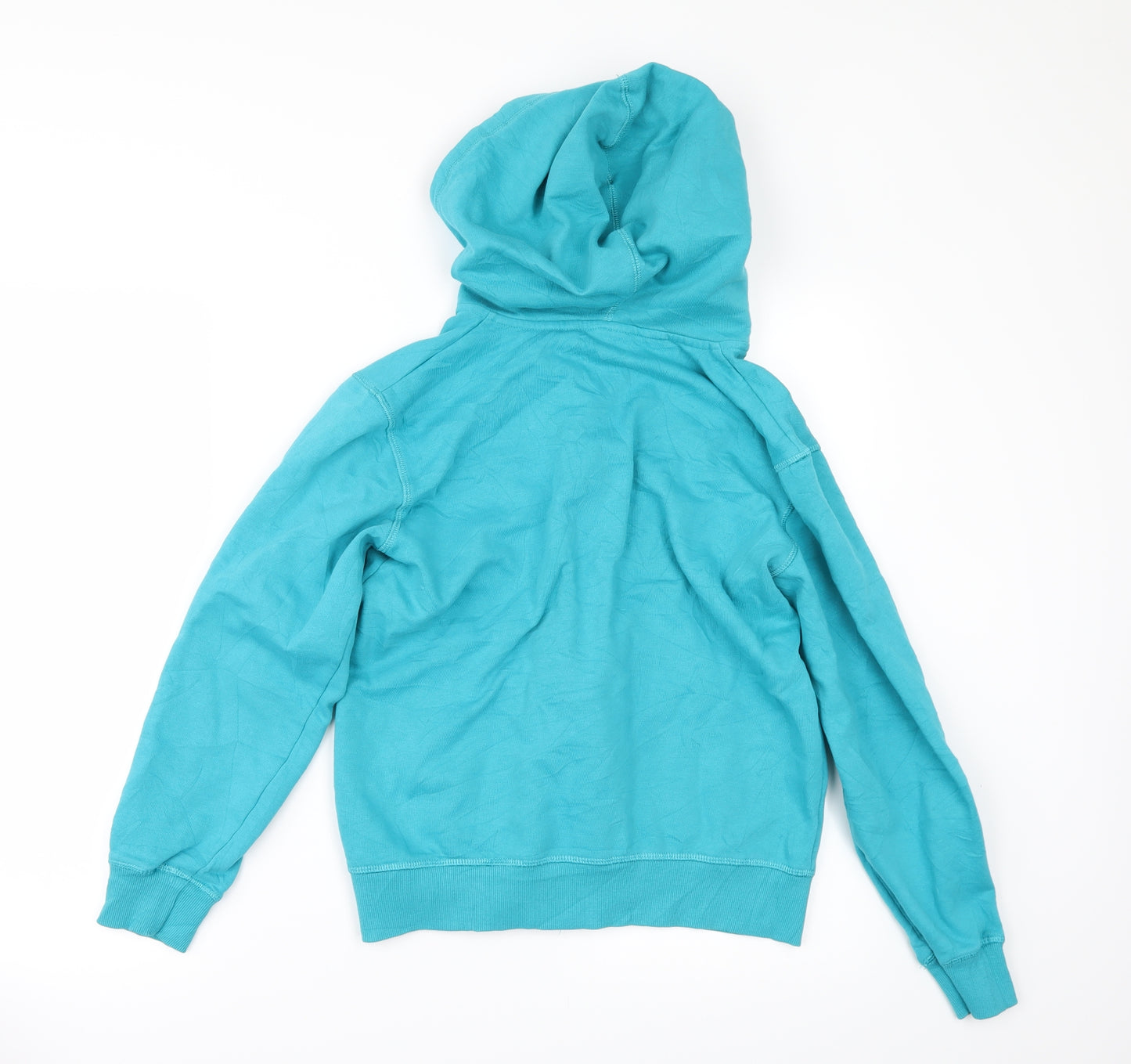 H&M Girls Blue   Full Zip Hoodie Size 10-11 Years