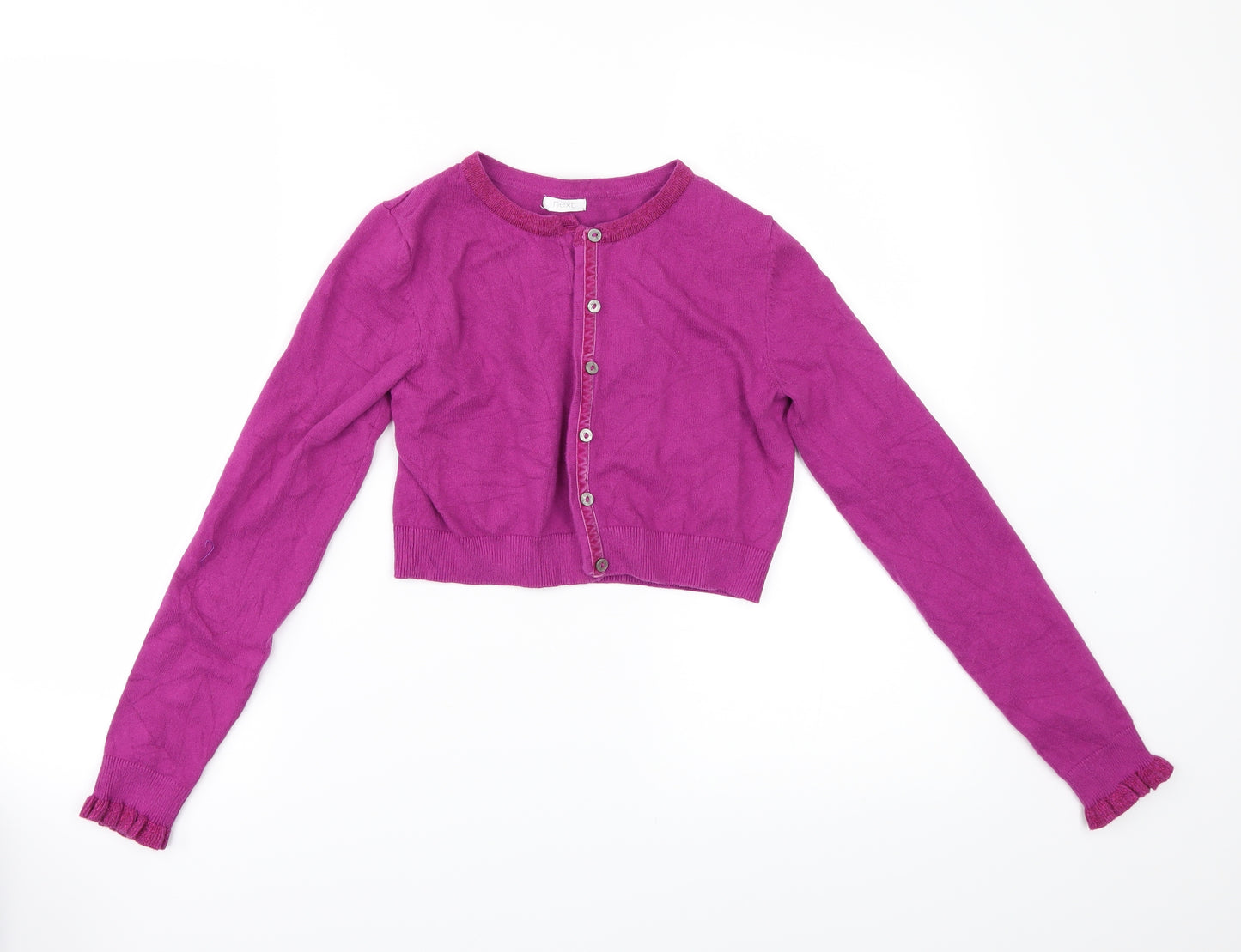 NEXT Girls Pink   Cardigan Jumper Size 11 Years