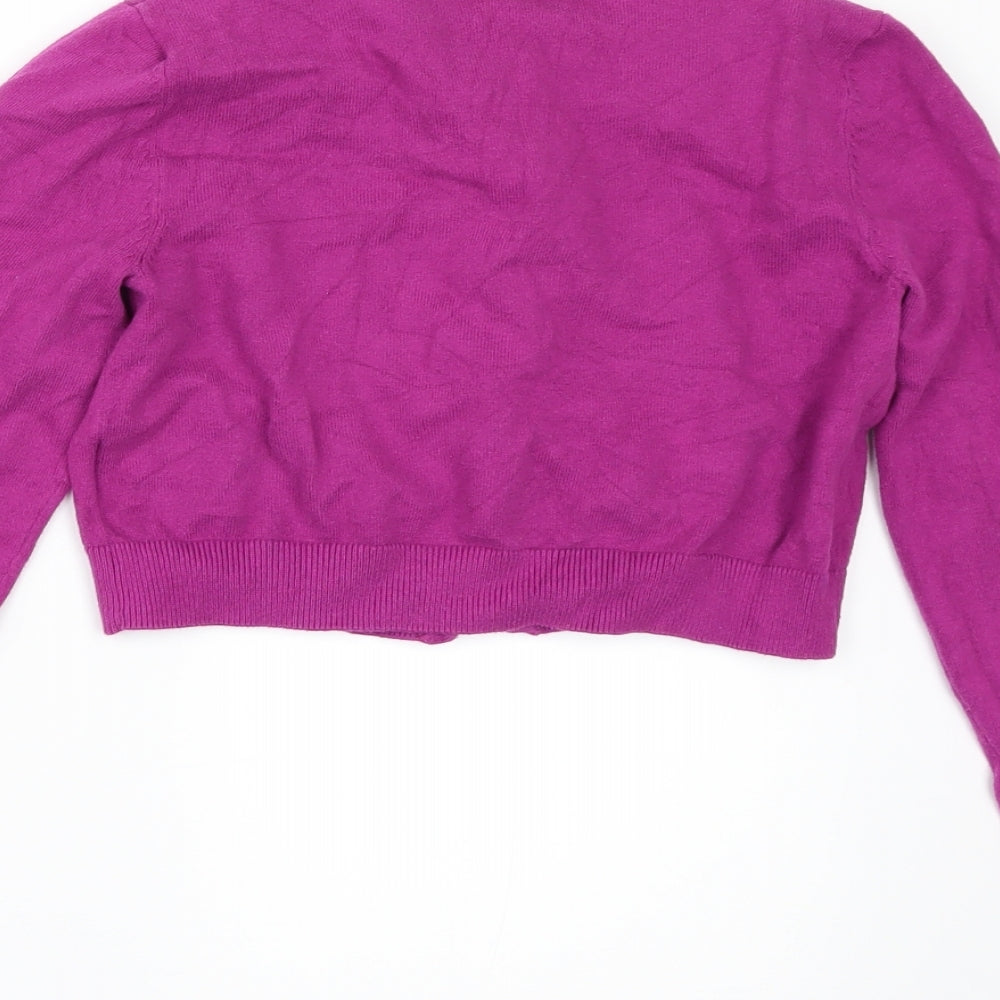 NEXT Girls Pink   Cardigan Jumper Size 11 Years