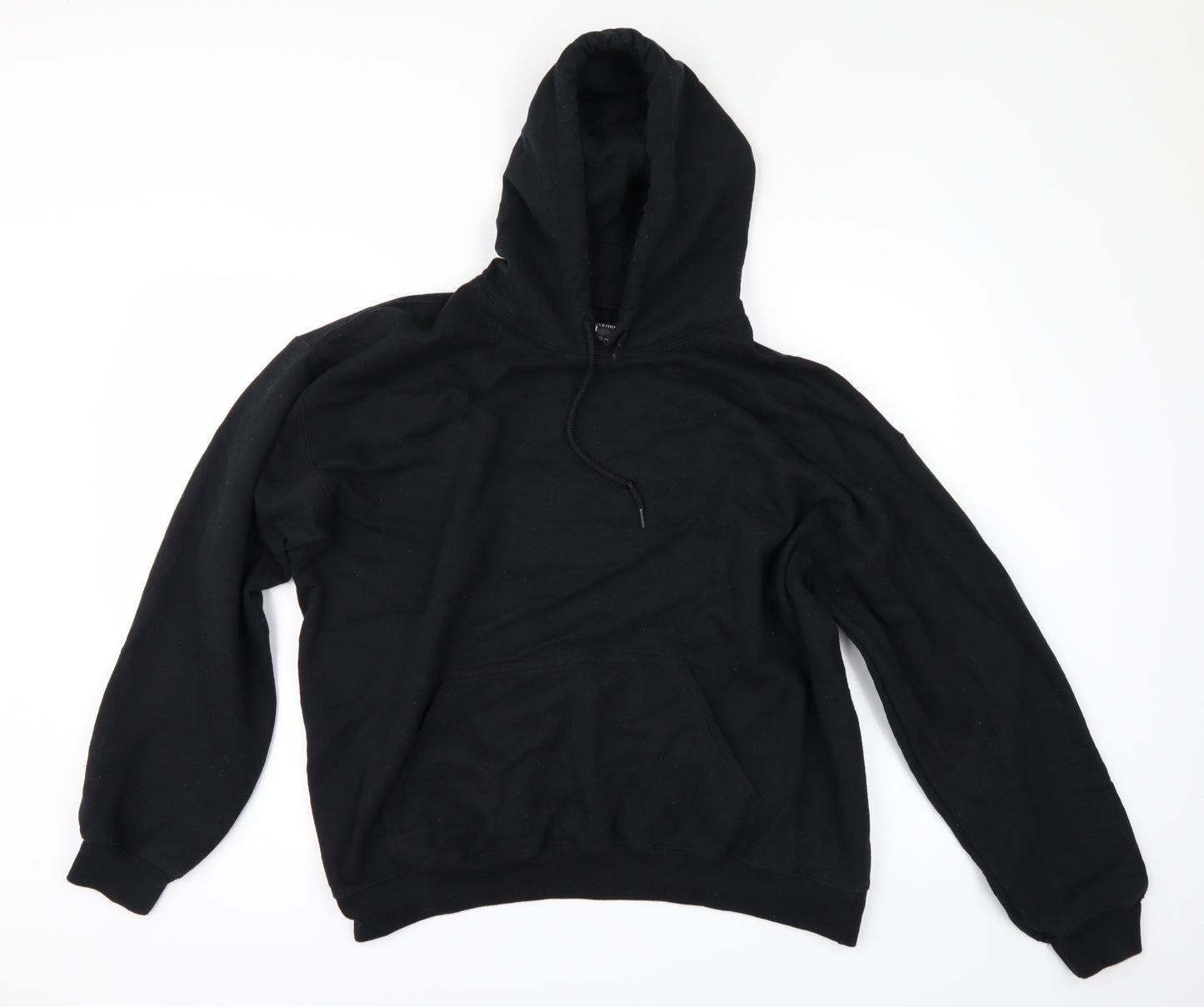 PRETTYLITTLETHING Womens Black   Pullover Hoodie Size M