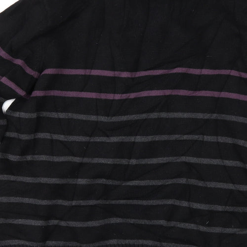 Kensington Mens Grey Striped  Pullover Jumper Size M