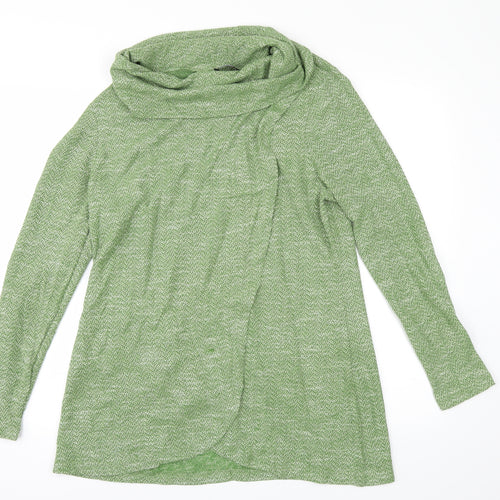 Klass Womens Green   Pullover Jumper Size L