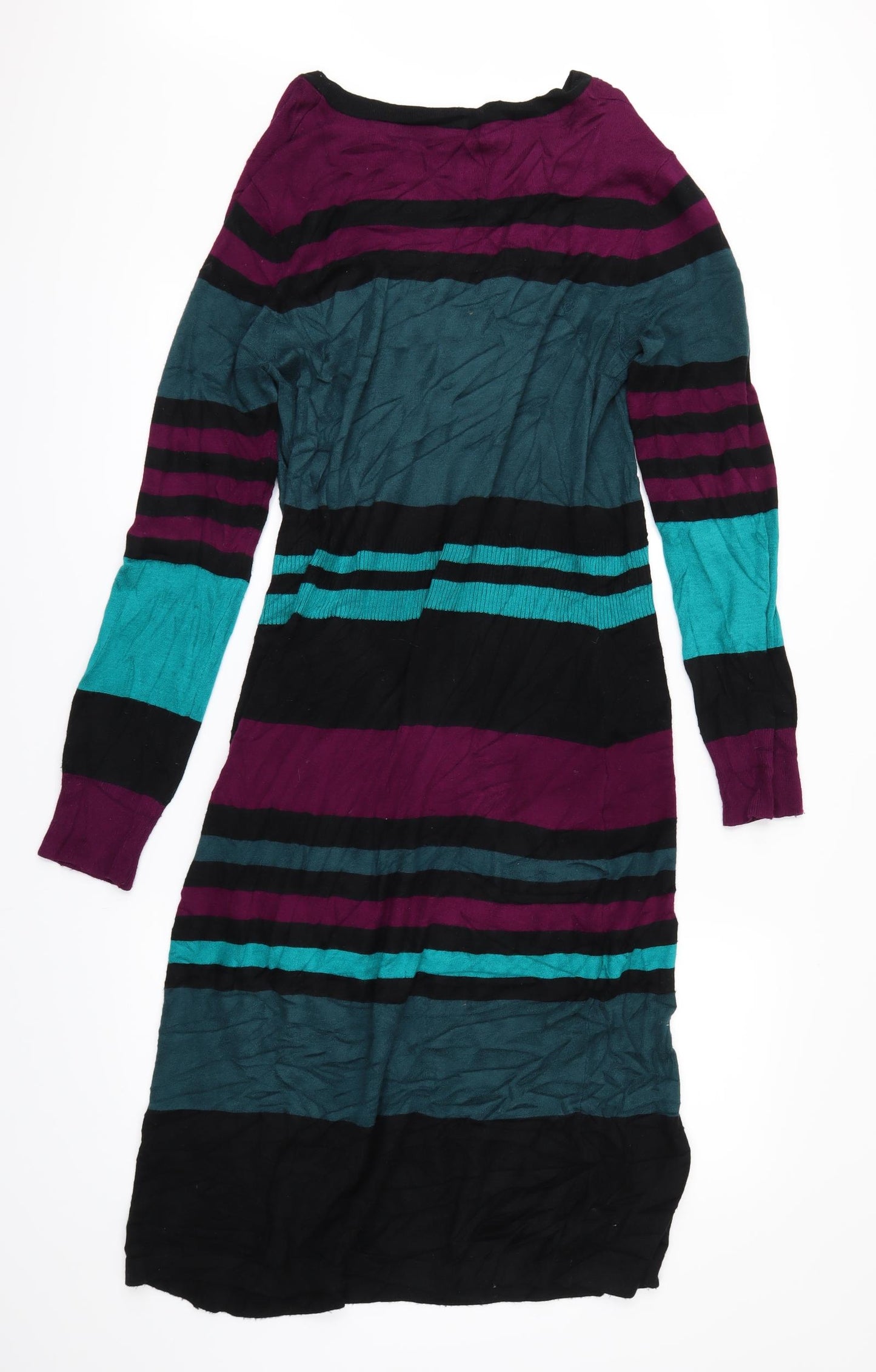 M&Co Womens Black   Jumper Dress  Size M