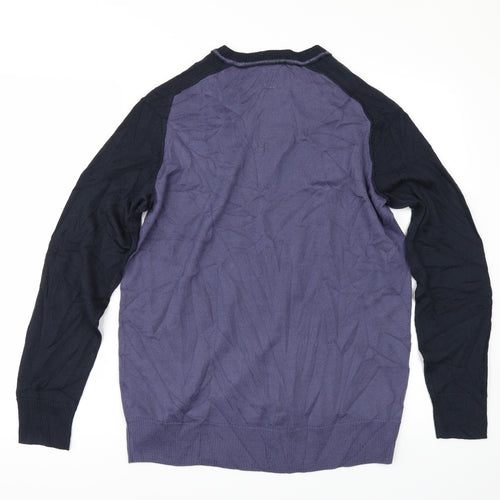 Code Mens Blue   Pullover Jumper Size S