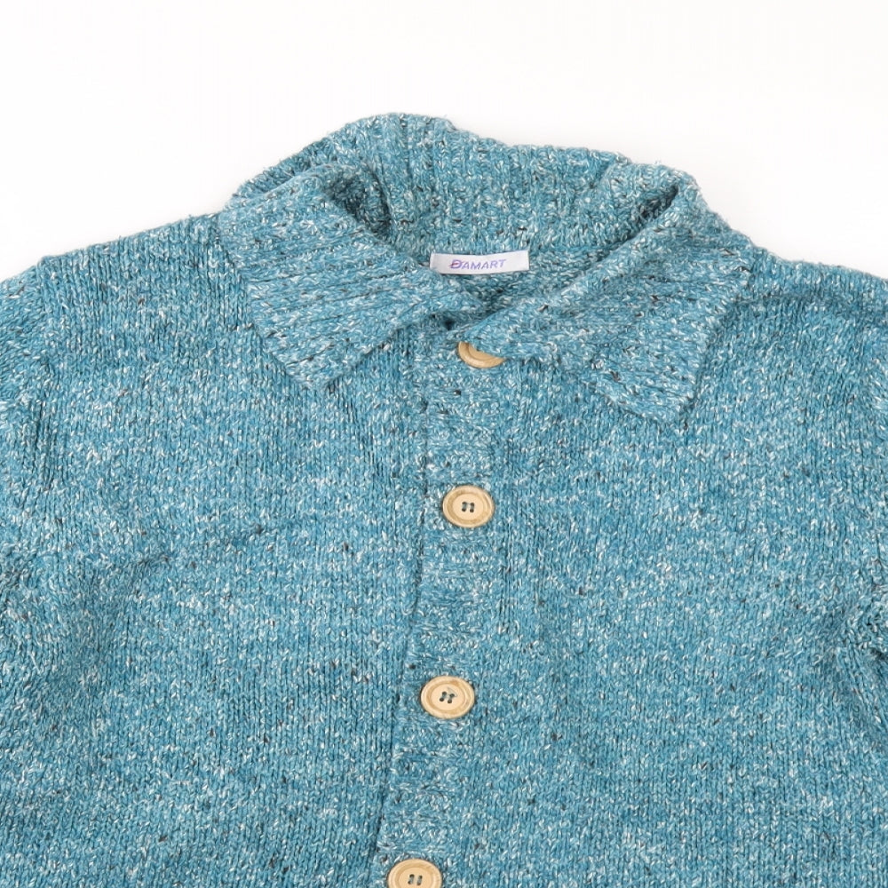 Damart Womens Green   Cardigan Jumper Size 12