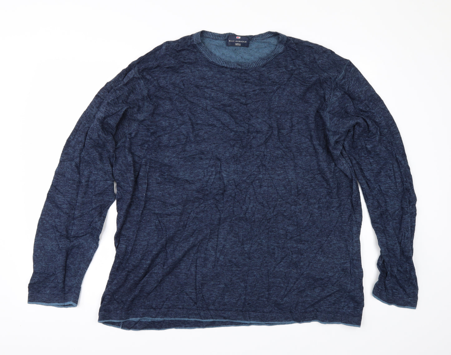 Marks and Spencer Mens Blue   Pullover Jumper Size XL