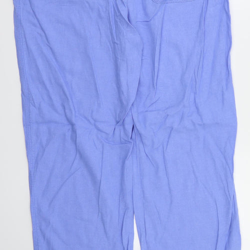 payapa Womens Blue   Trousers  Size 12 L30 in