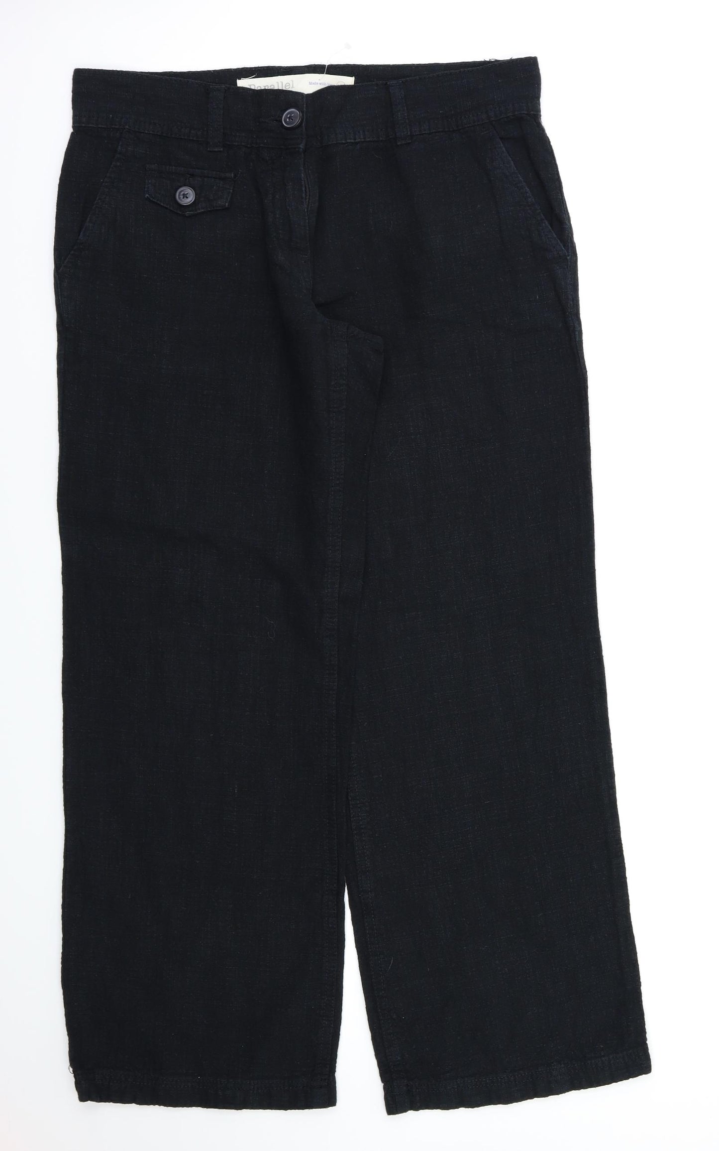 NEXT Womens Black   Trousers  Size 10 L29 in