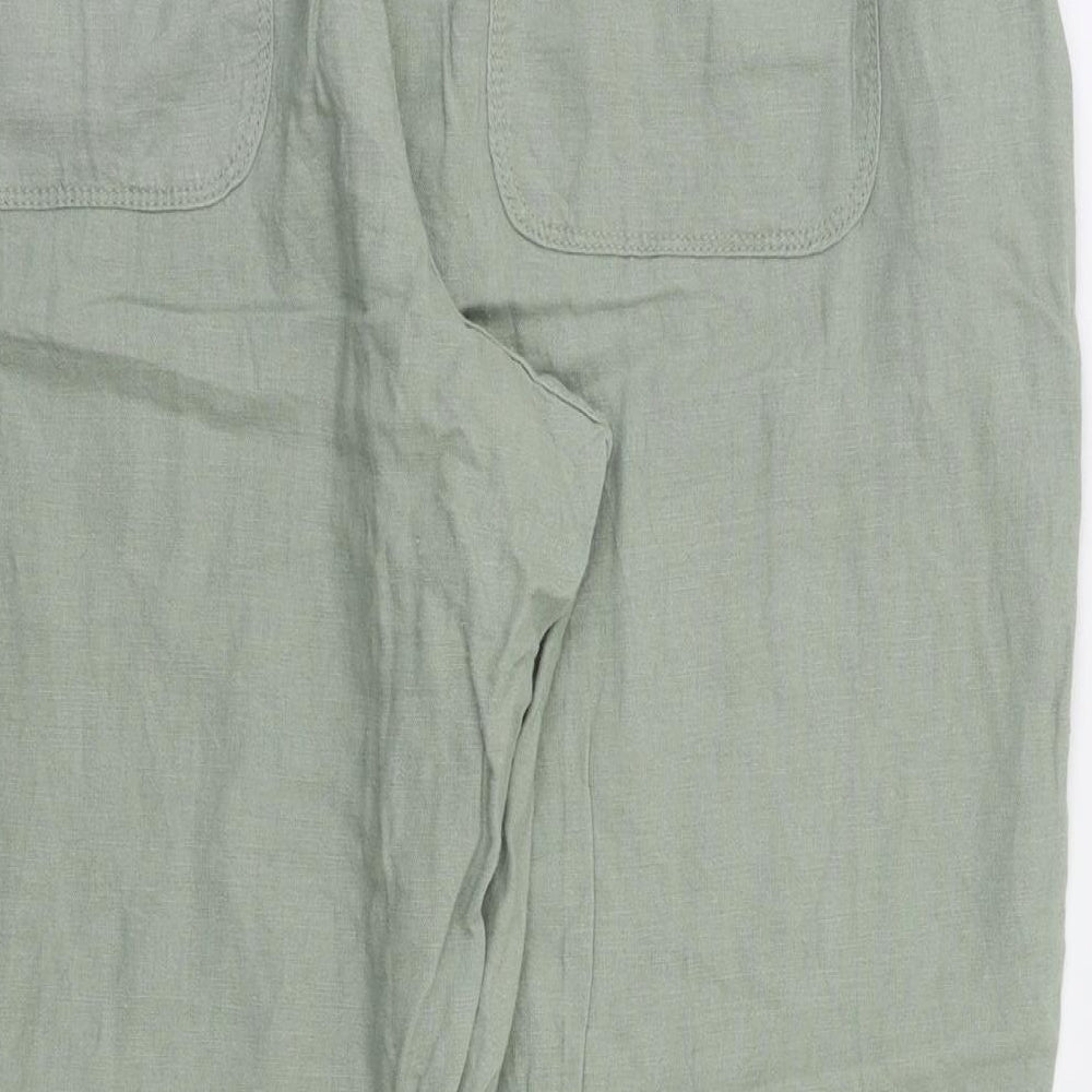 Debehams Womens Green   Jogger Trousers Size 18 L27 in - Stretch waistband
