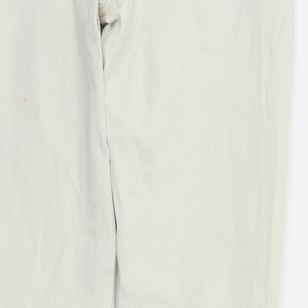 NEXT Womens Ivory   Skinny Jeans Size 10 L29 in