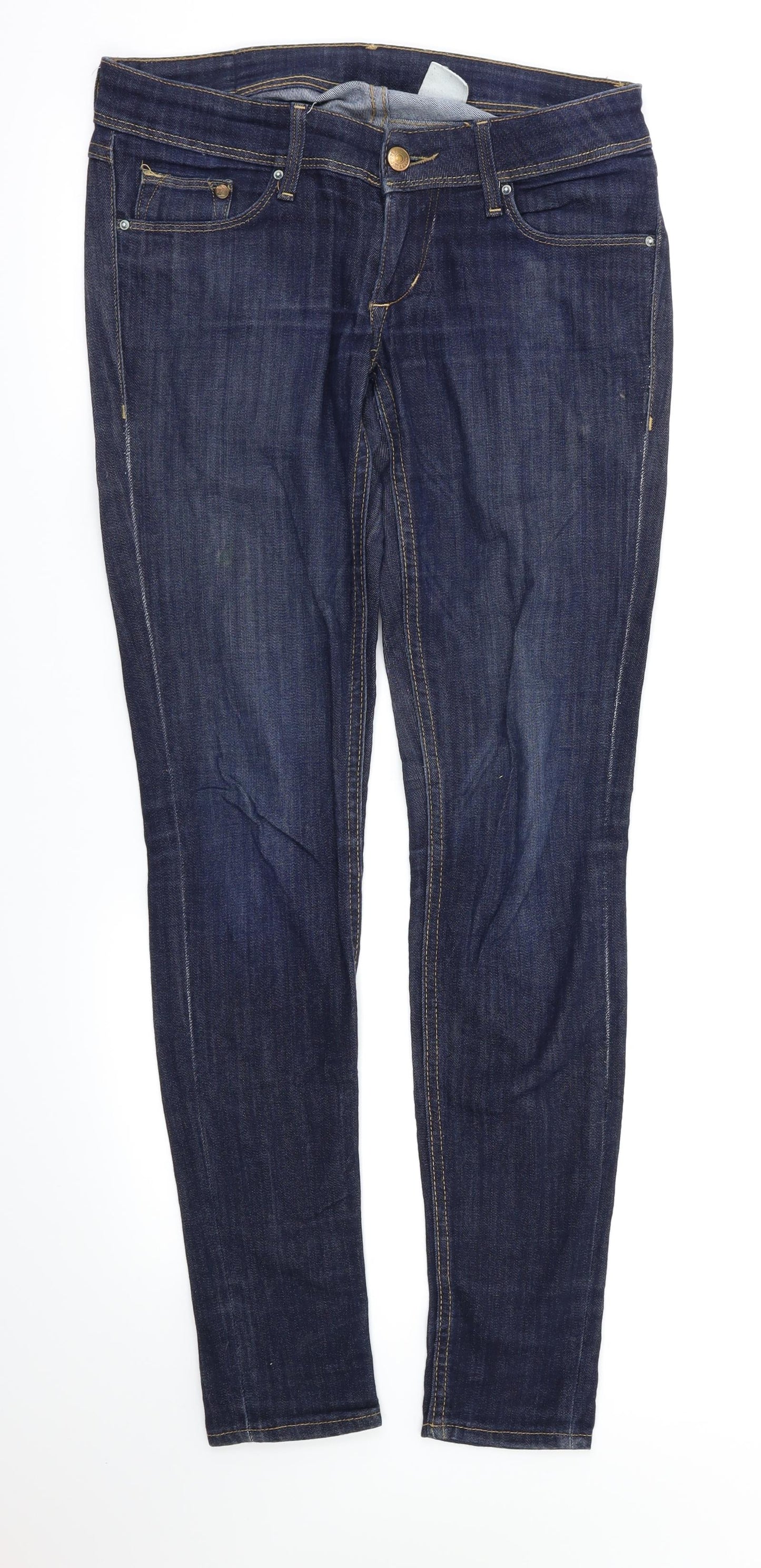 H&M Womens Blue   Skinny Jeans Size 26 L32 in