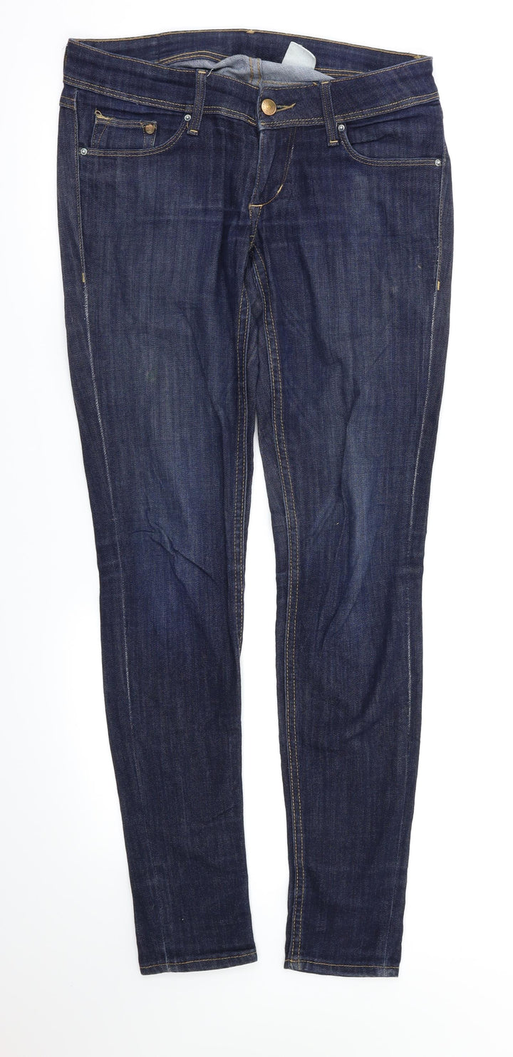 H&M Womens Blue   Skinny Jeans Size 26 L32 in