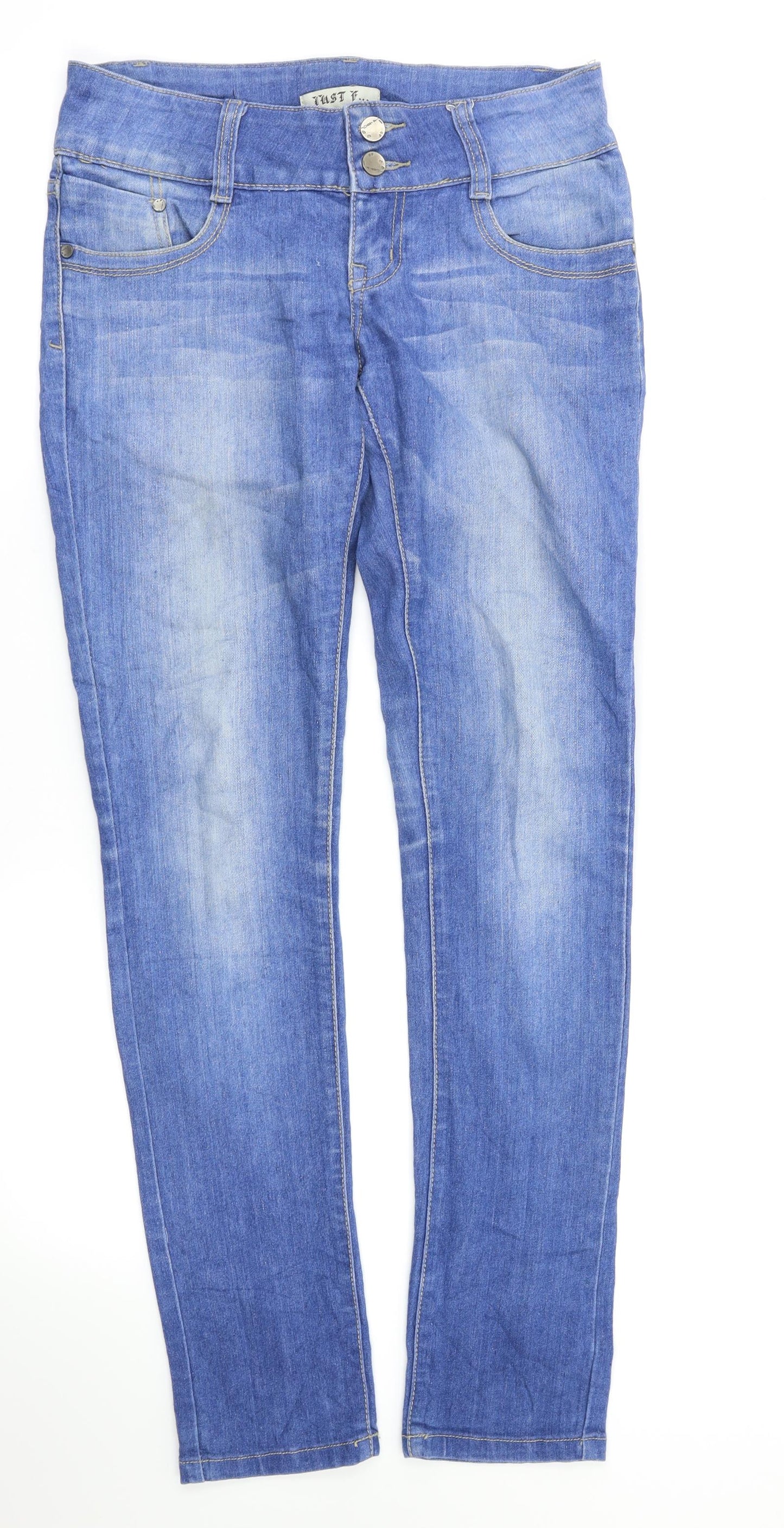 Just F Womens Blue   Skinny Jeans Size M L33 in