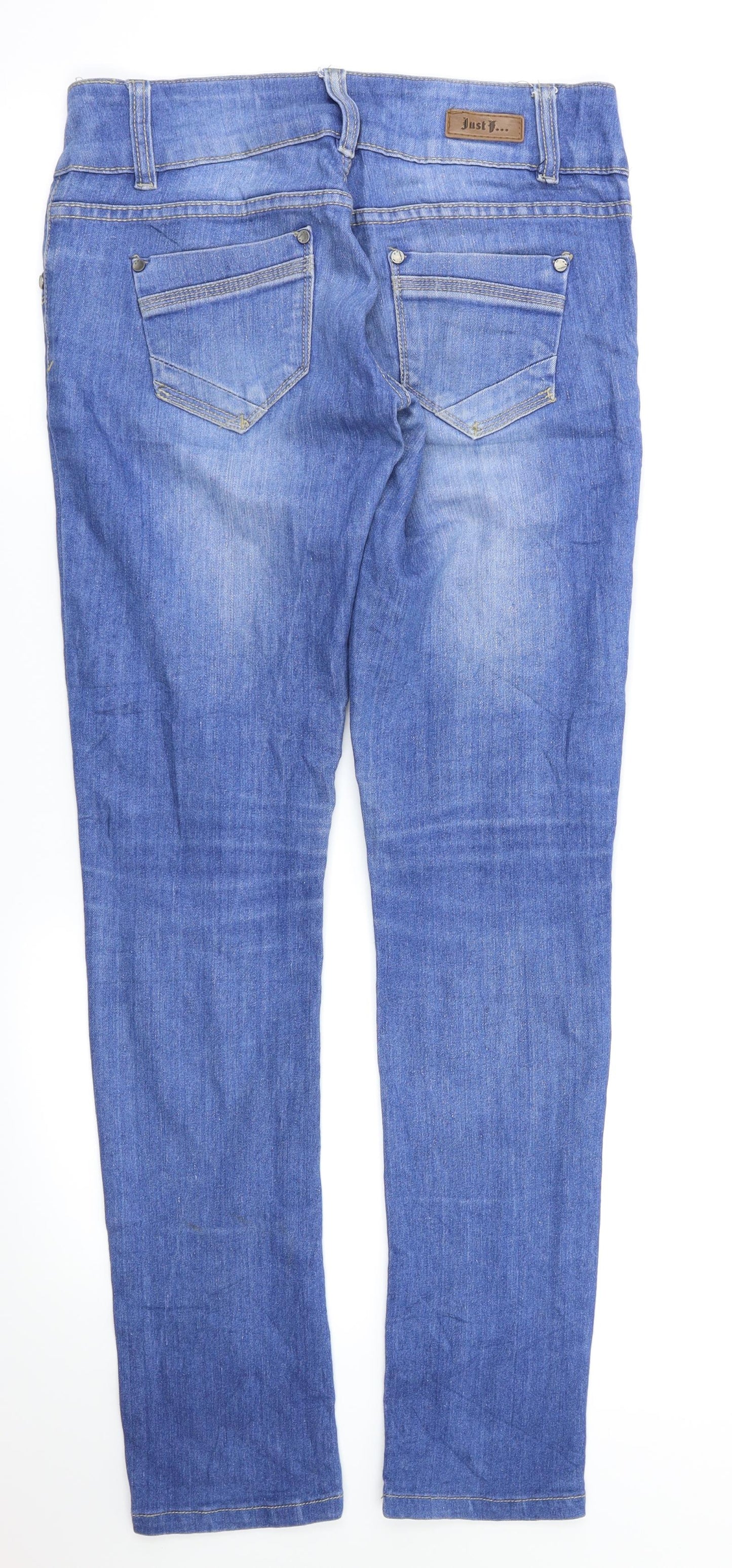 Just F Womens Blue   Skinny Jeans Size M L33 in