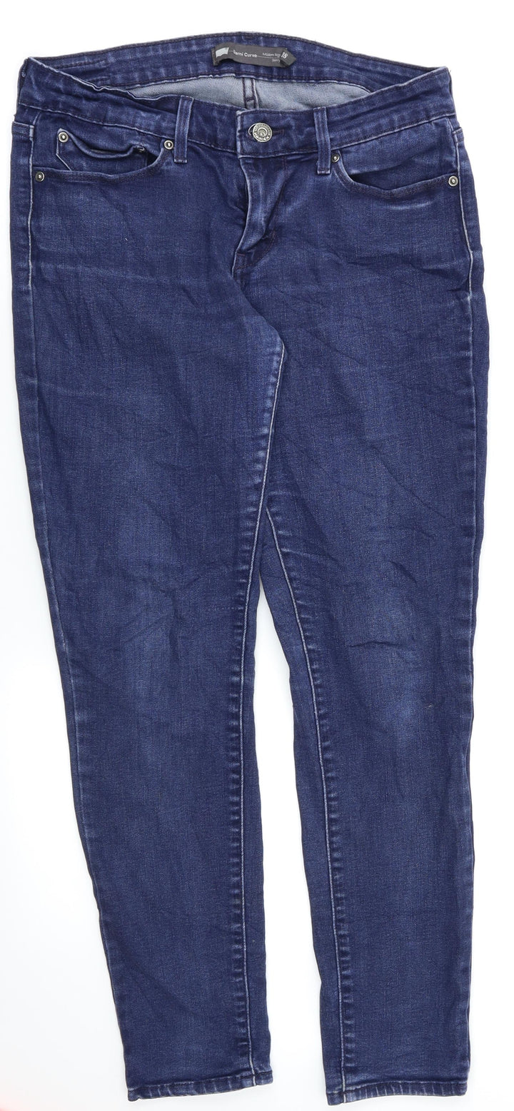 Demi Curve Womens Blue   Skinny Jeans Size 6 L28 in