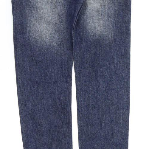 Calliope Basic Womens Blue   Straight Jeans Size S L33 in