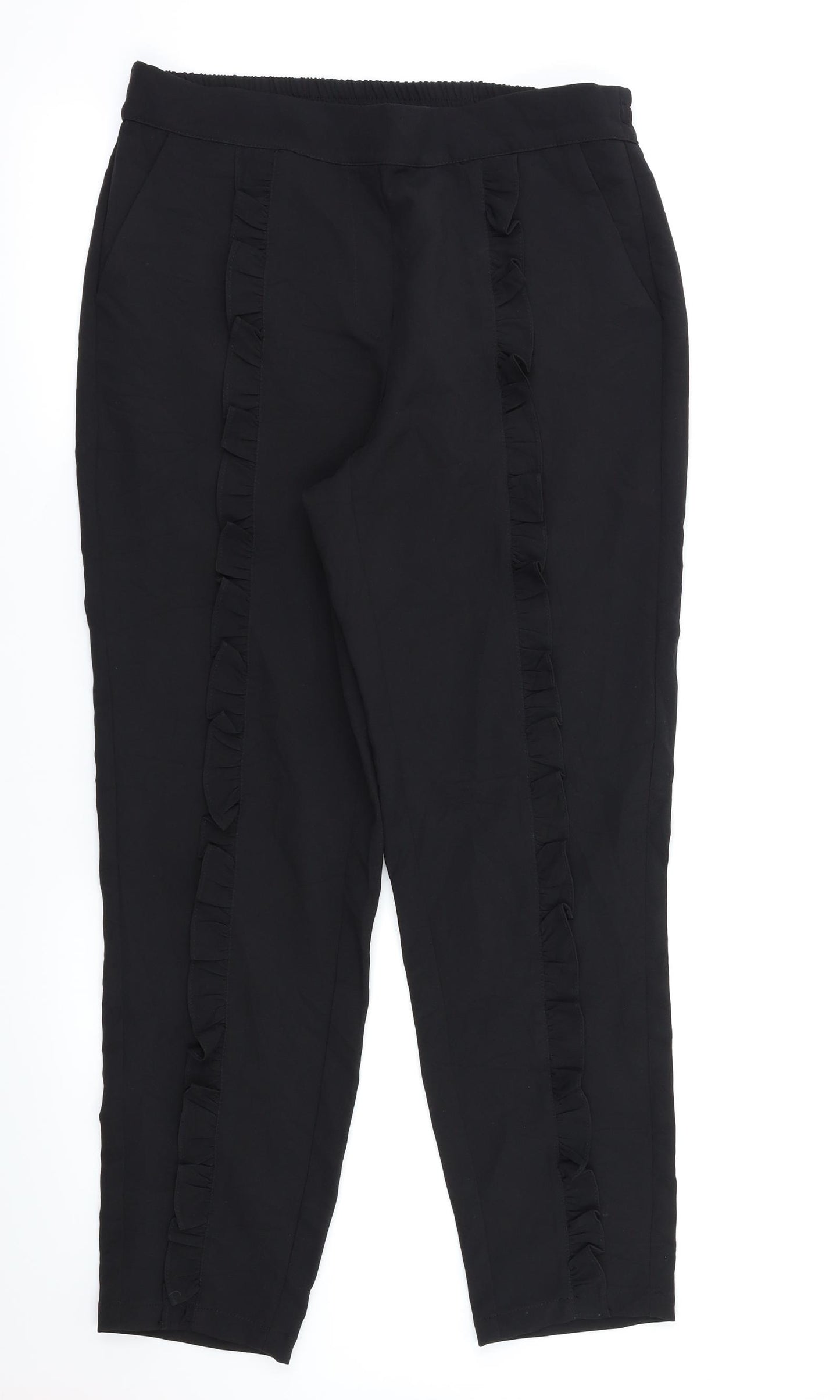 CO COUTURE Womens Black   Trousers  Size S L26 in - Stretch waistband
