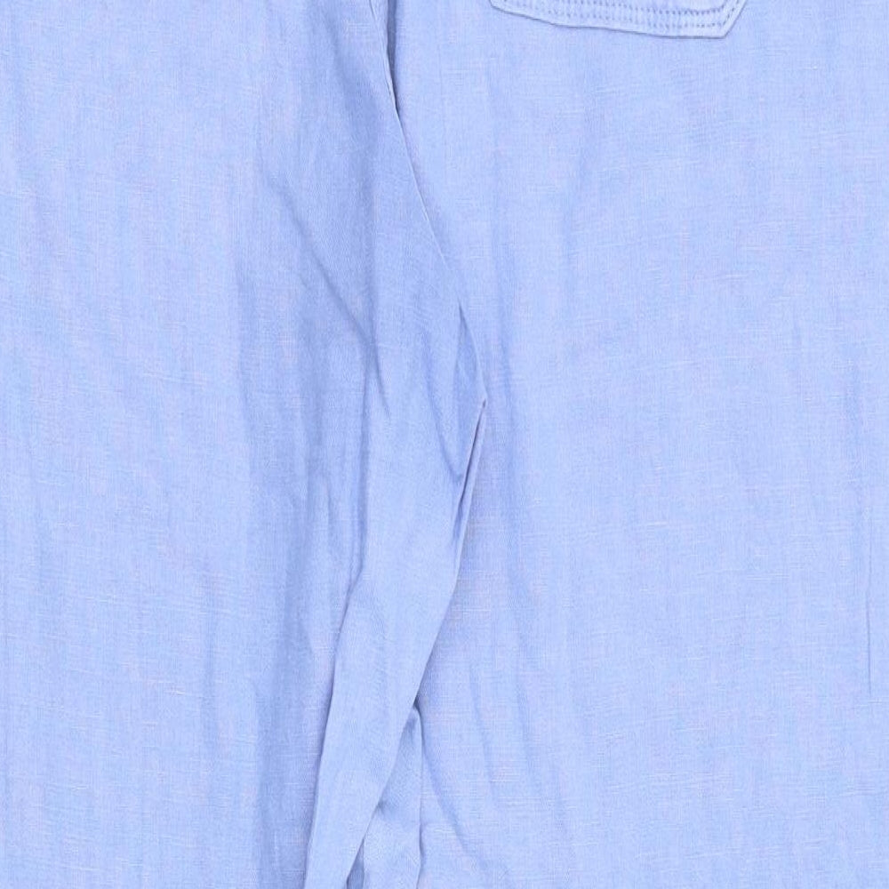 M&S  Womens Blue   Sweatpants Trousers Size 16 L28 in
