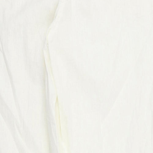 BHS Womens White   Trousers  Size 14 L30 in