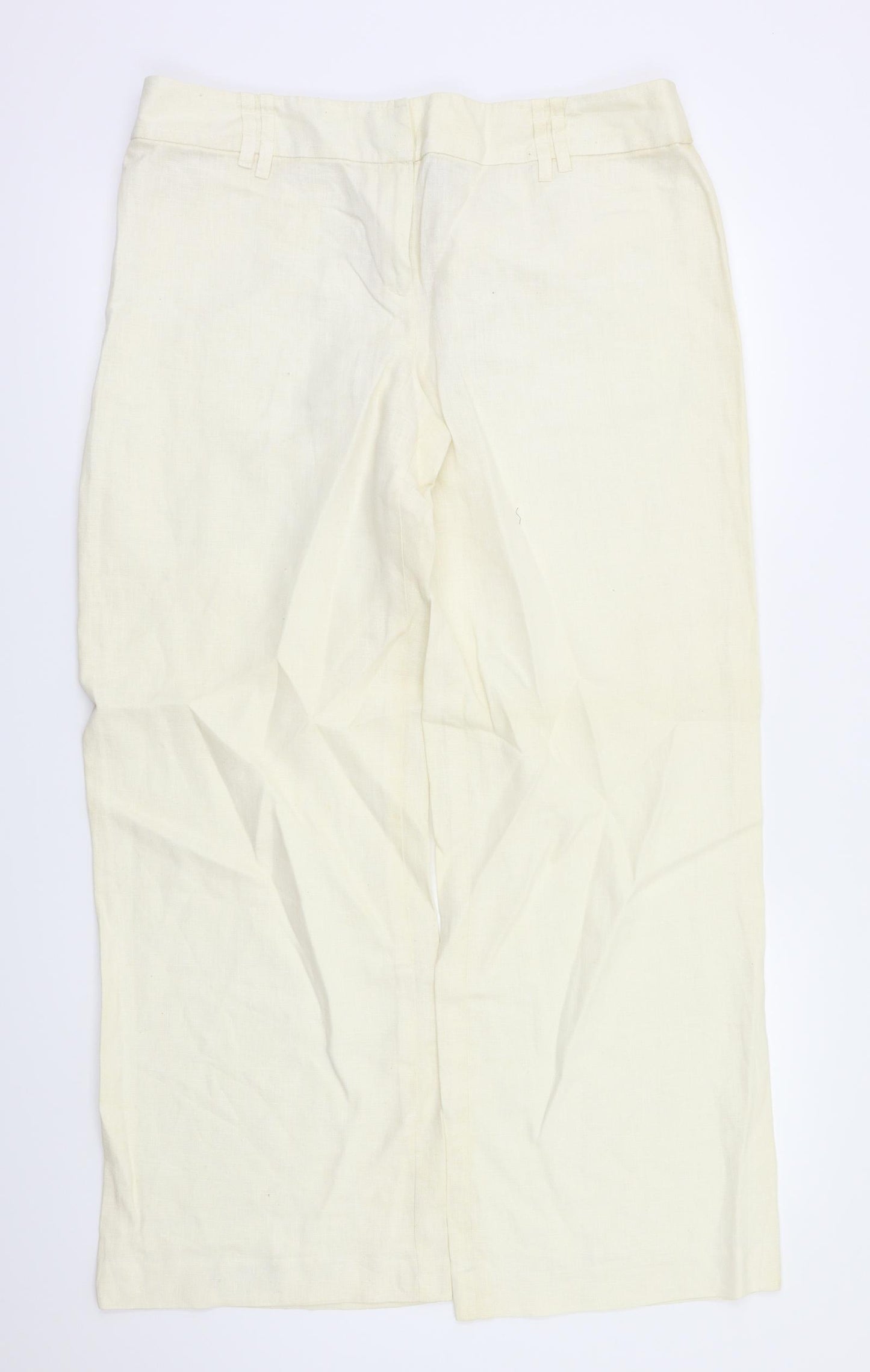 F&F Womens Ivory   Trousers  Size 14 L30 in