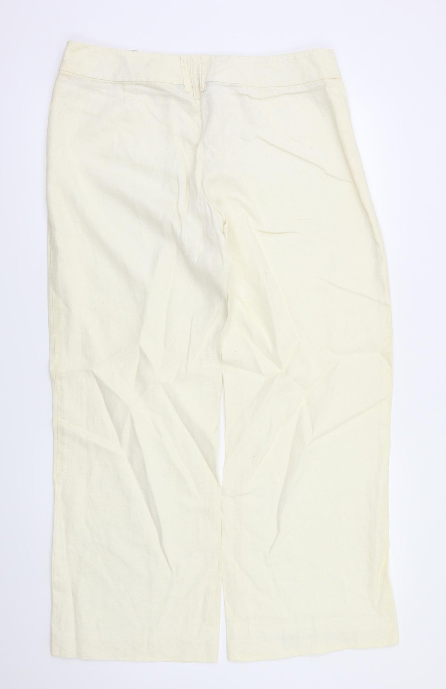 F&F Womens Ivory   Trousers  Size 14 L30 in