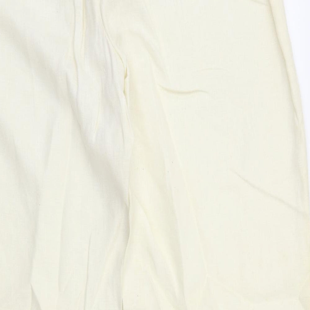 F&F Womens Ivory   Trousers  Size 14 L30 in