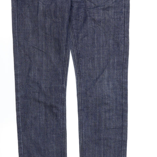MISS VIVI Womens Blue   Skinny Jeans Size 26 L32 in