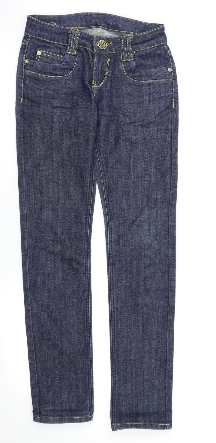 MISS VIVI Womens Blue   Skinny Jeans Size 26 L32 in