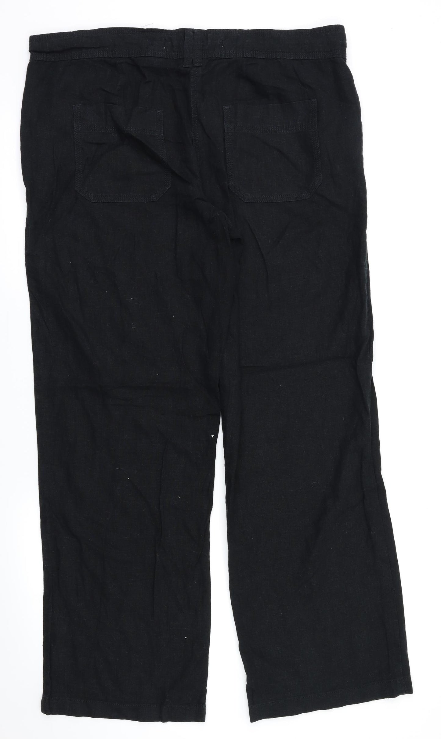 NEXT Womens Black   Trousers  Size 14 L30 in