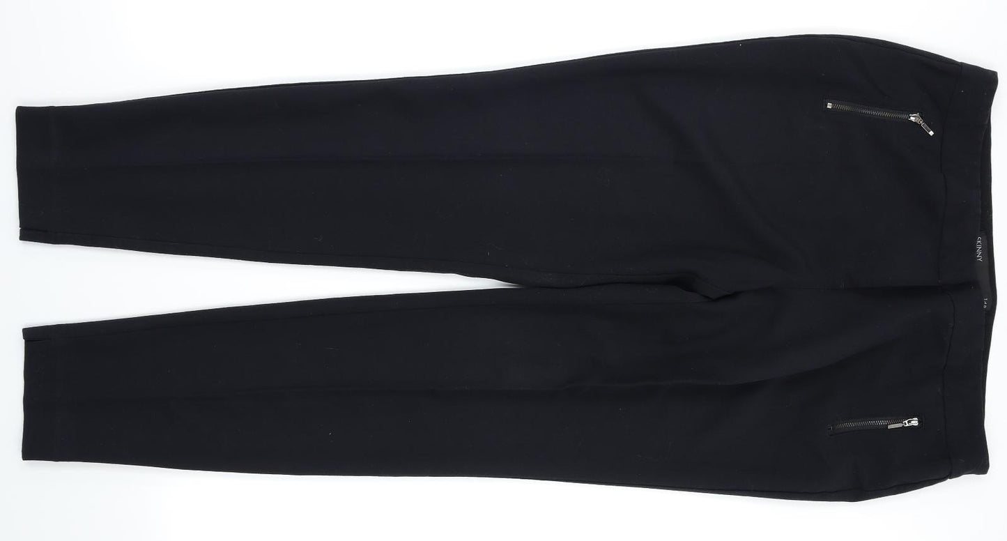 NEXT Womens Black   Trousers  Size 14 L30 in