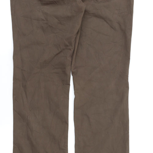 LOGIC Womens Brown   Trousers  Size 40 L33.5 in