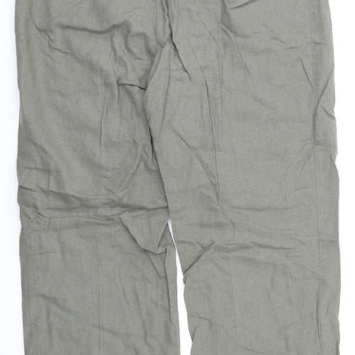 M&S  Womens Grey   Trousers  Size 14 L26 in