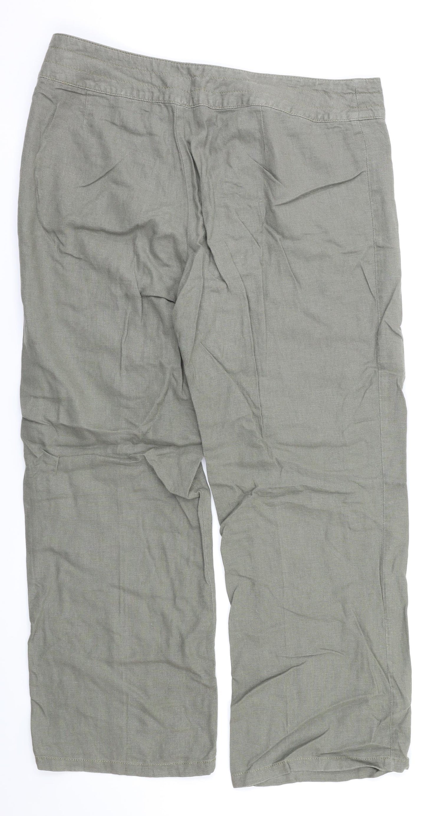 M&S  Womens Grey   Trousers  Size 14 L26 in