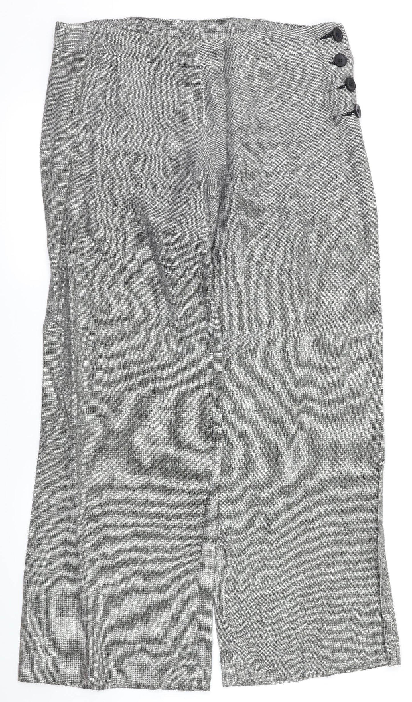 M&S  Womens Green   Trousers  Size 12 L31 in