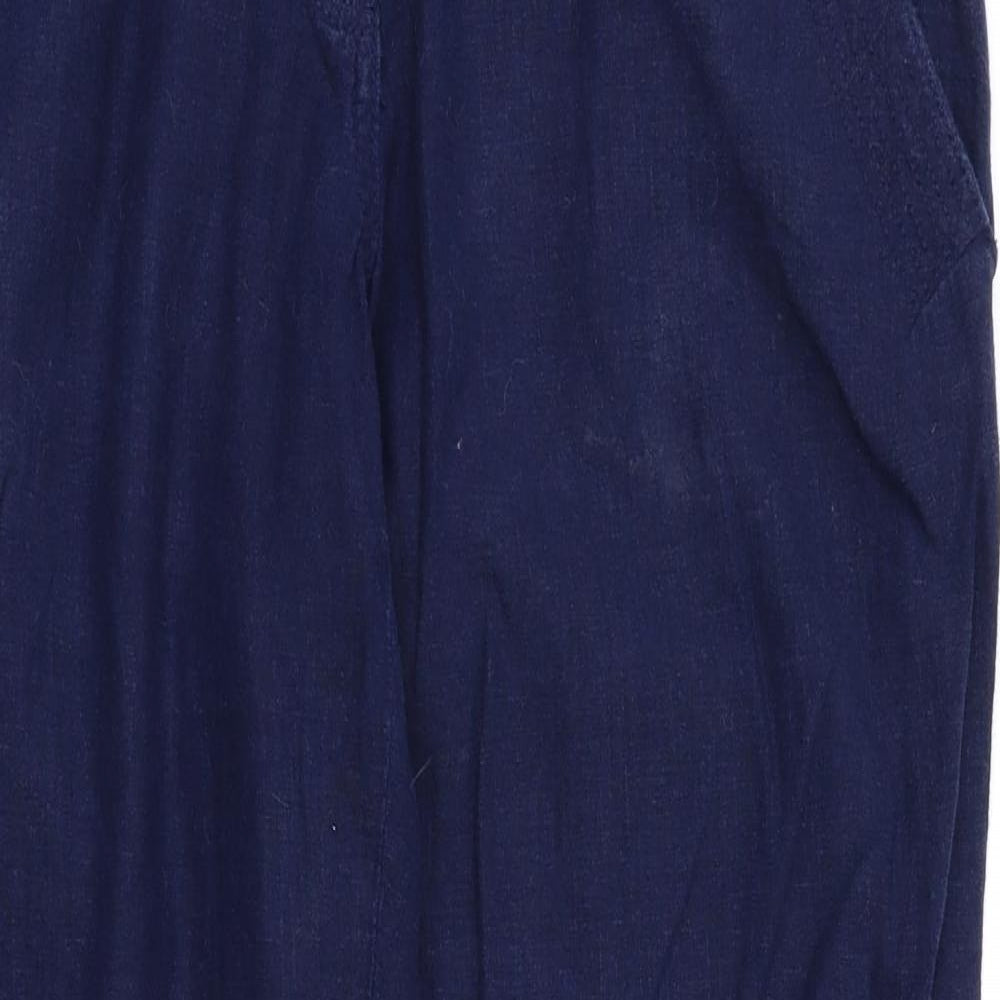 NEXT Womens Blue   Trousers  Size 12 L27 in