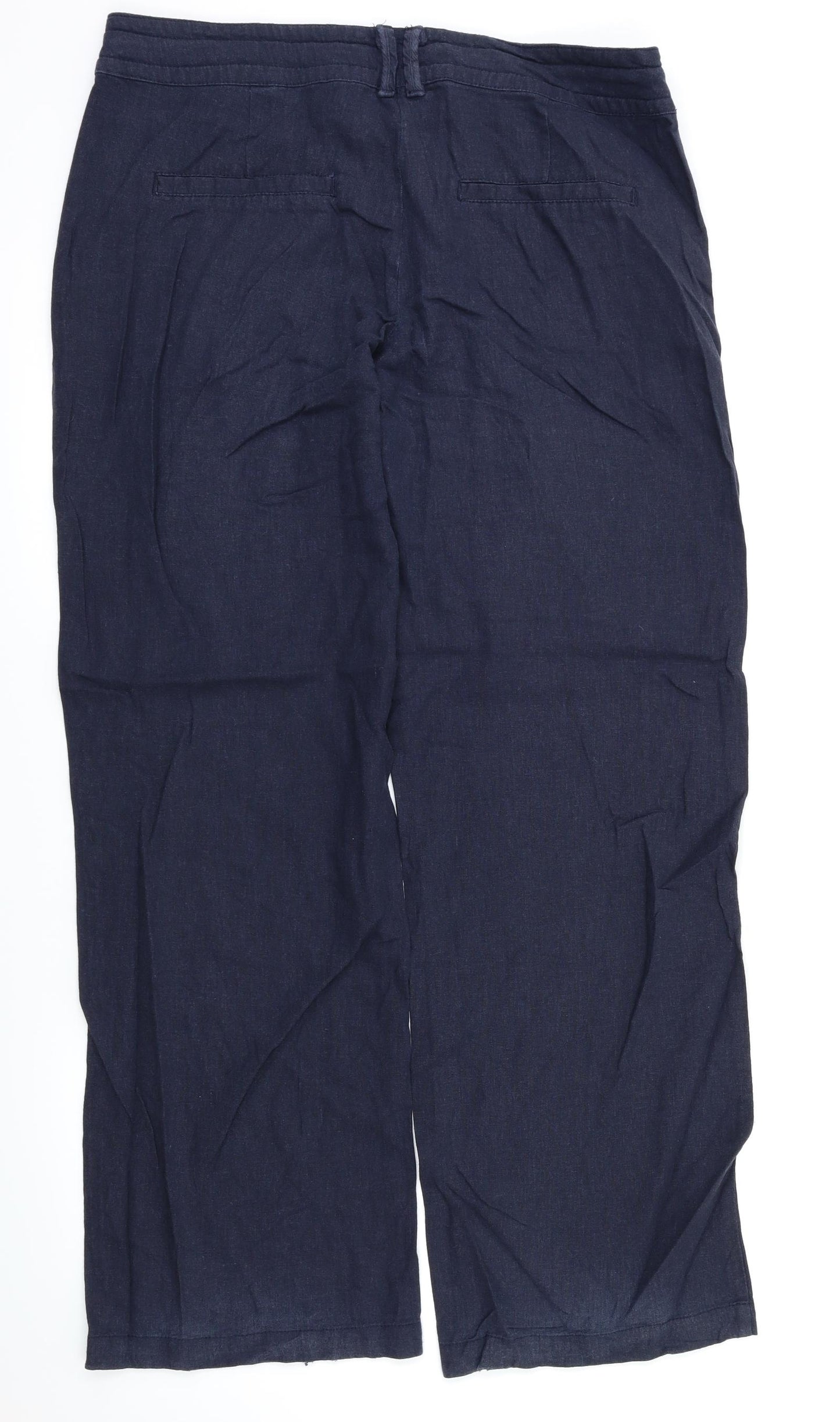 Dorothy Perkins Womens Blue   Trousers  Size 10 L31 in