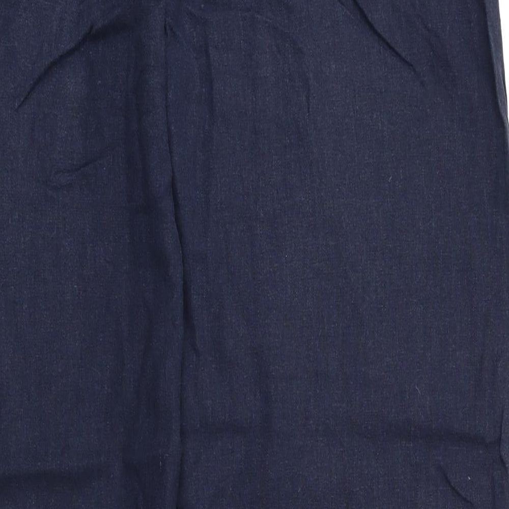 Dorothy Perkins Womens Blue   Trousers  Size 10 L31 in