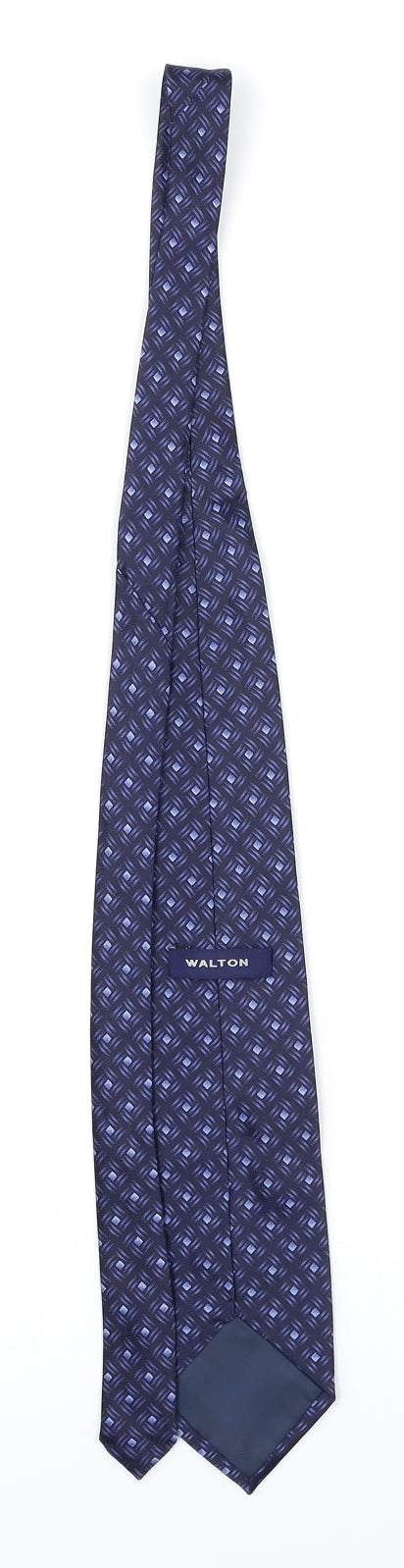 Walton Mens Blue Polka Dot  Pointed Tie One Size