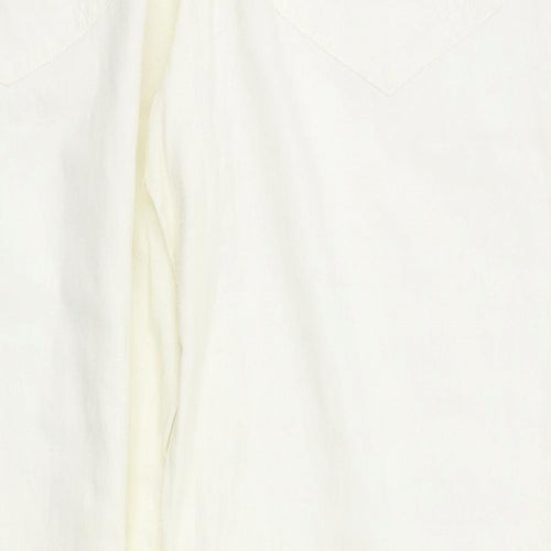 NEXT Womens White   Sweatpants Trousers Size 14 L29 in