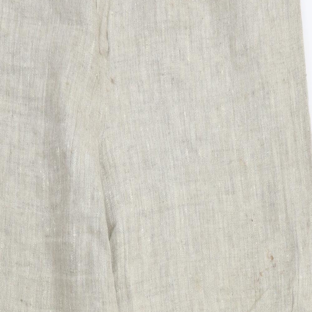 cc Womens Beige   Trousers  Size 14 L28 in