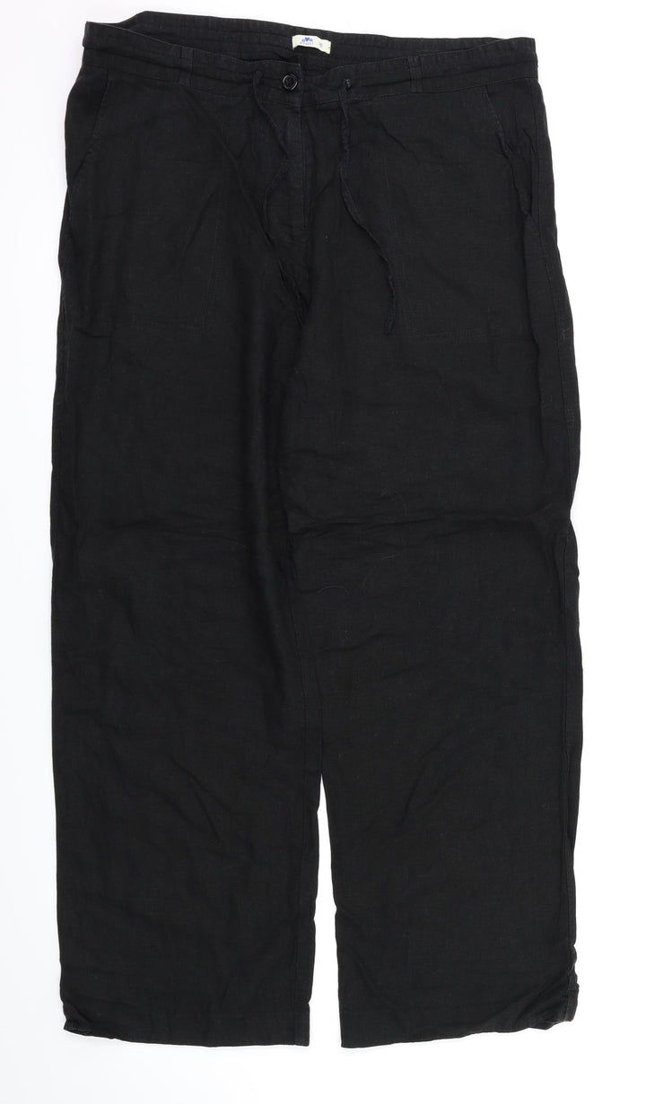 Anucci Womens Black   Trousers  Size 16 L29 in