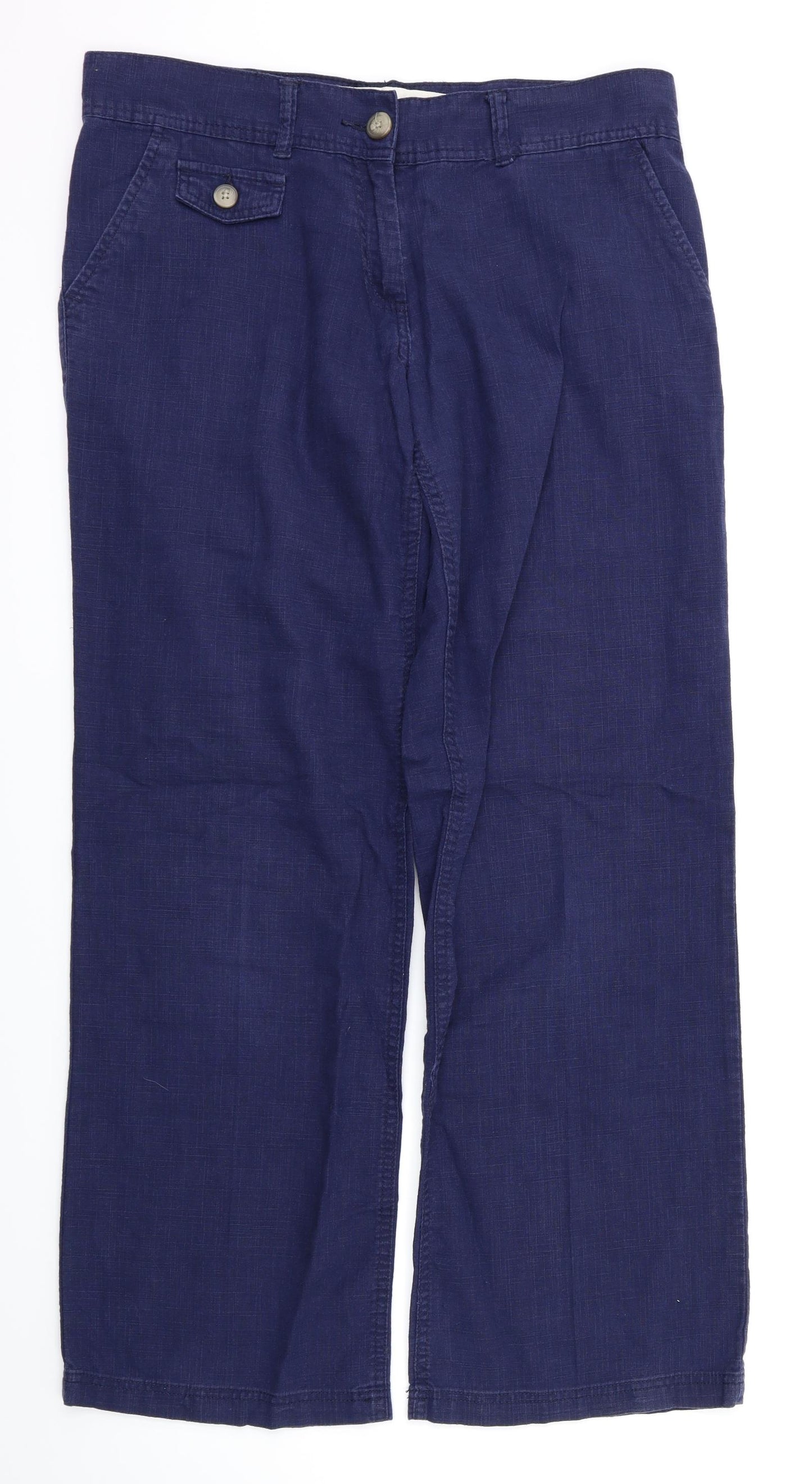 NEXT Womens Blue   Trousers  Size 12 L31 in