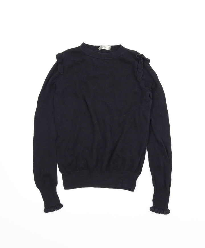 Oasis Womens Black Pullover Jumper Size XS