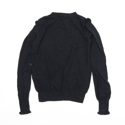 Oasis Womens Black   Pullover Jumper Size XS
