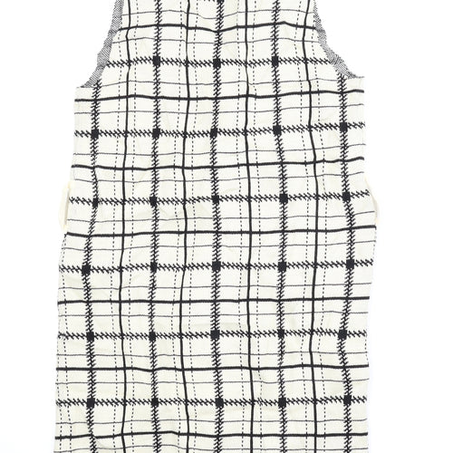 Primark Womens Beige Plaid  Cardigan Jumper Size XS
