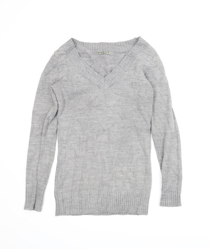 Terranova Womens Grey Jumper Dress Size M